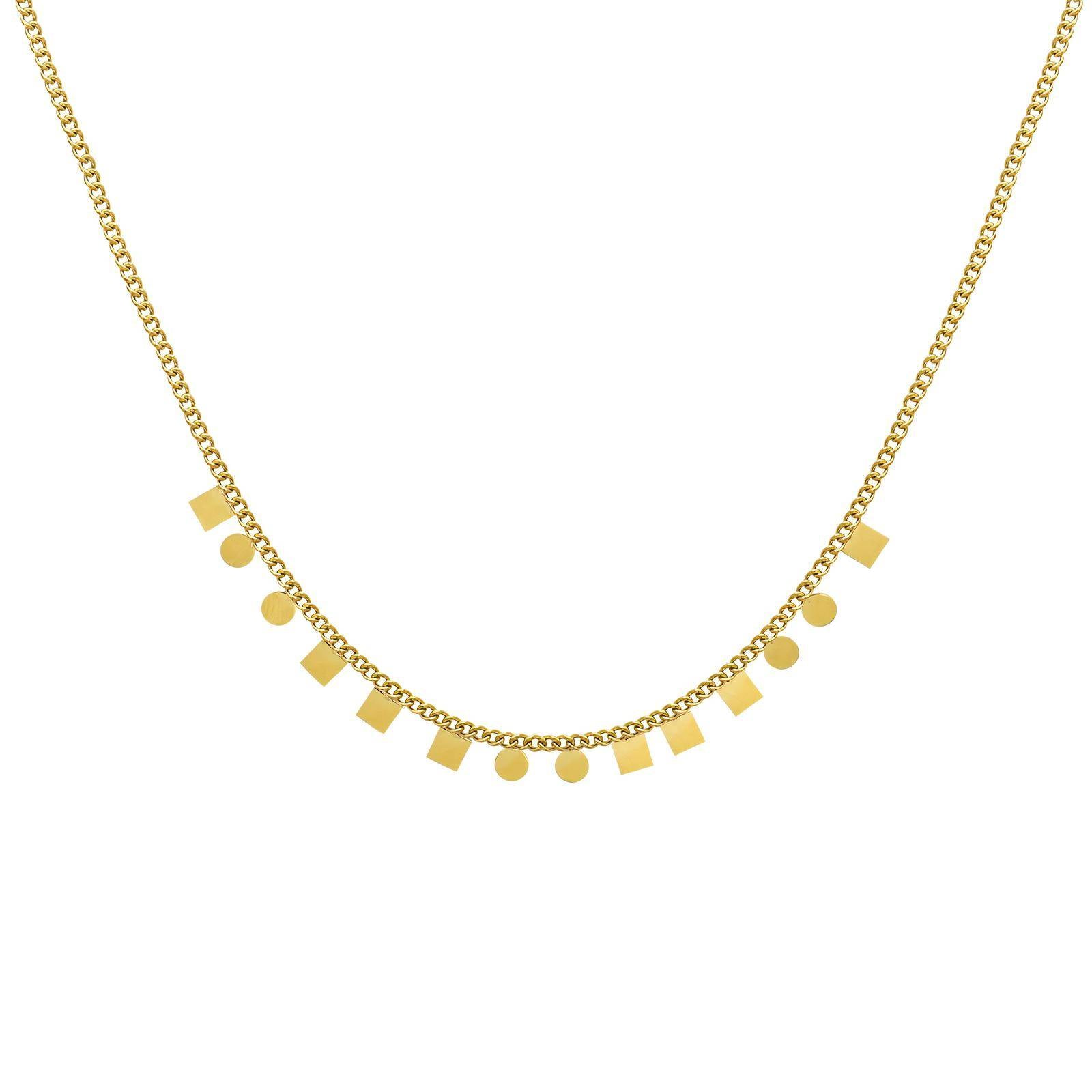 Golden Shapes Necklace