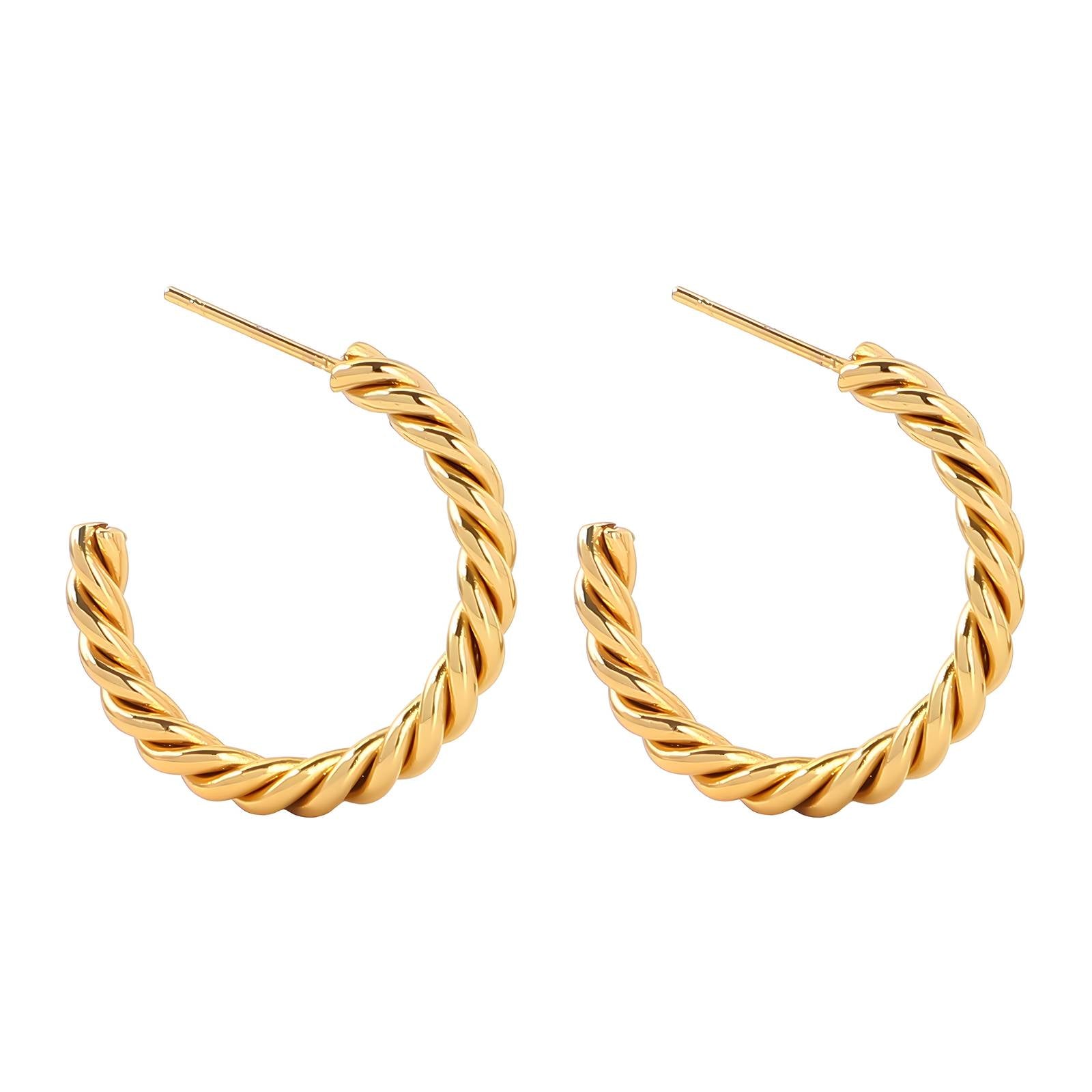 Golden Rope Earrings