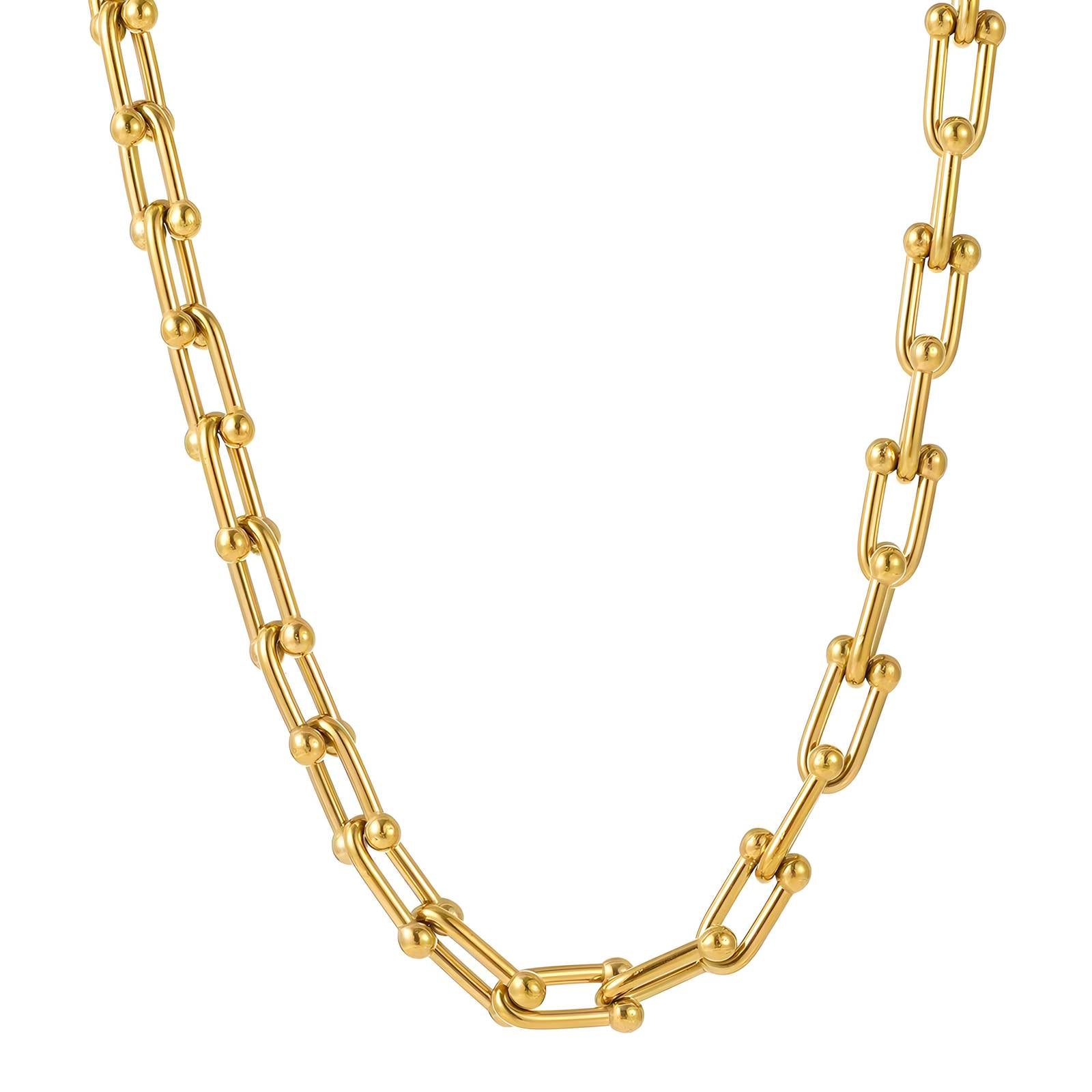 Gilded Link Necklace