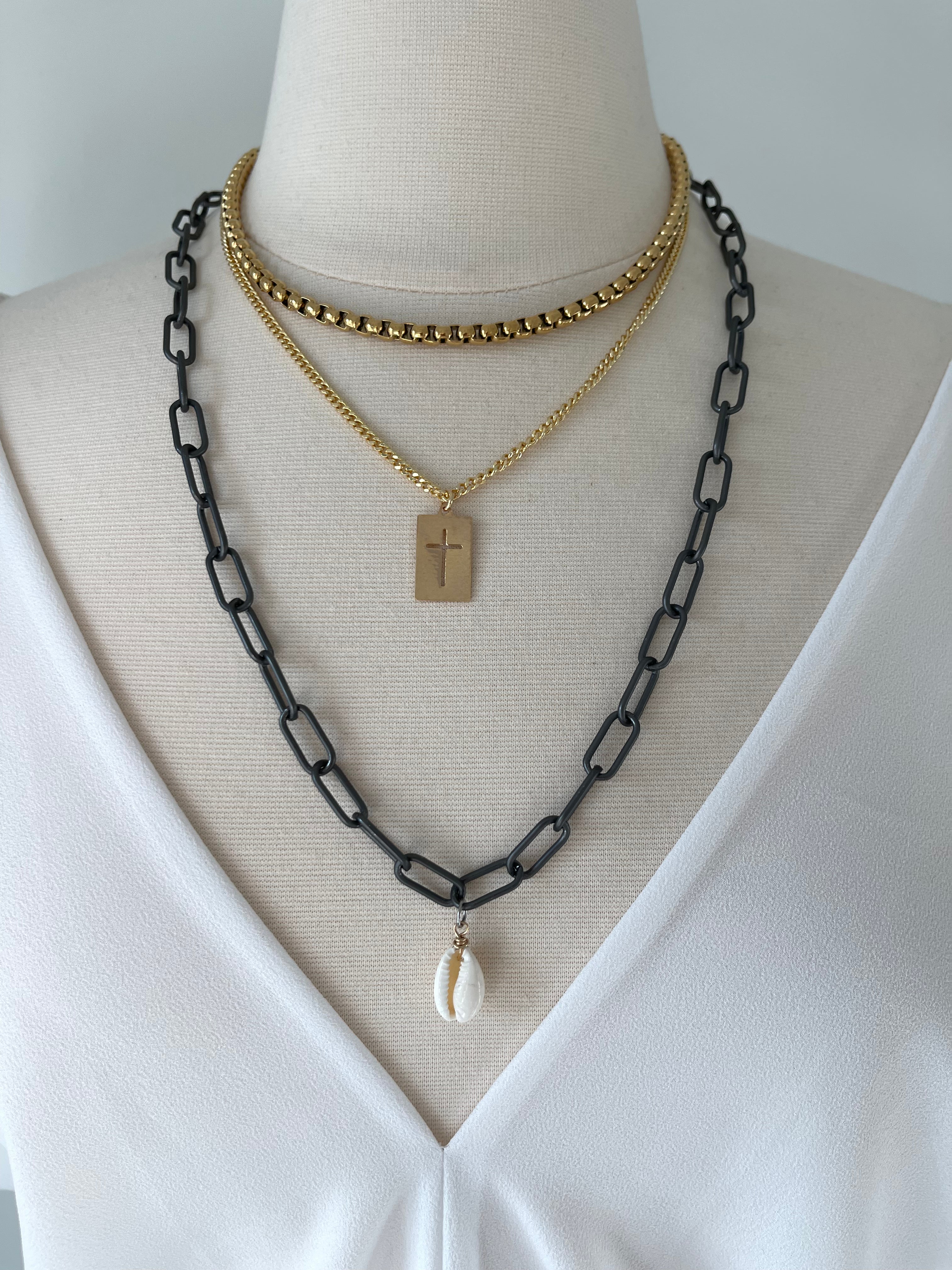 Gun Metal Multi-Chain